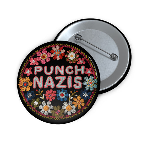Anti-Fascist Punch Nazis Pin